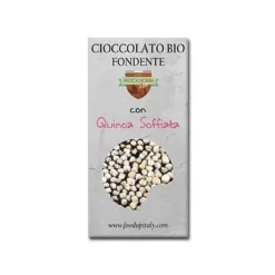 Natura d'Oriente Barretta bio di cioccolato fondente con quinoa soffiata 20g