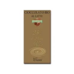 Natura d'Oriente Barretta bio di cioccolato al latte con pasta di noci 20g