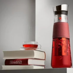 Natura d'Oriente Caraffa in vetro con infusore in acciaio