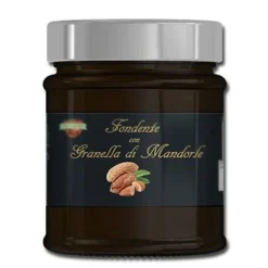 Natura d'Oriente Crema spalmabile bio fondente con granella di mandorle 200g