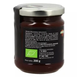 Natura d'Oriente Crema spalmabile bio fondente con granella di caffè 200g