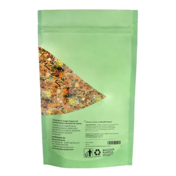 Natura d'Oriente Infuso lime e mirtilli rossi
