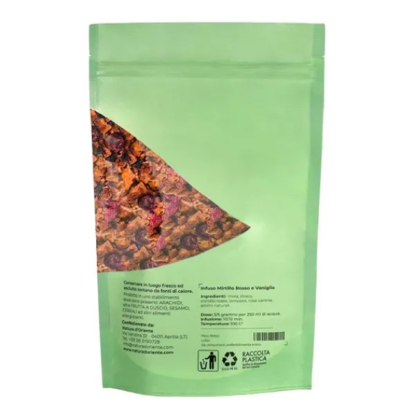 Natura d'Oriente Infuso mirtillo rosso e vaniglia