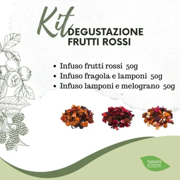 Natura d'Oriente Kit Degustazione Frutti Rossi