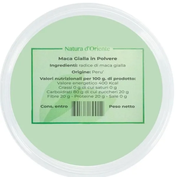 Natura d'Oriente Maca Gialla in Polvere