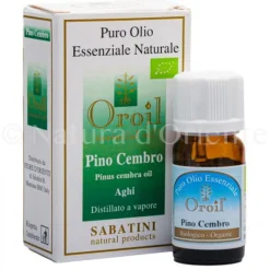 Natura d'Oriente Olio Essenziale Biologico di Pino Cembro 10 Ml