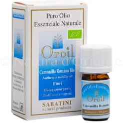 Natura d'Oriente Olio Essenziale di Camomilla Romana Bio 5 Ml