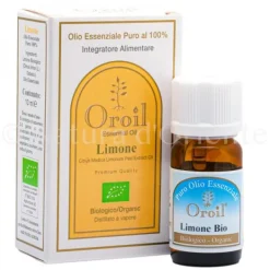 Natura d'Oriente Olio Essenziale di Limone Bio 10 Ml   - per uso Alimentare