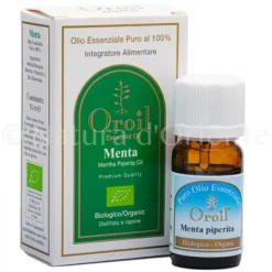 Natura d'Oriente Olio Essenziale di Menta Bio 10 Ml - per uso alimentare