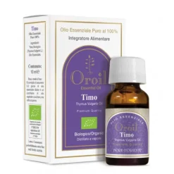 Natura d'Oriente Olio Essenziale di Timo Bio 10 Ml - Uso Alimentare