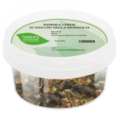 Natura d'Oriente Paprika verde in fiocchi della Mongolia