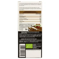 Natura d'Oriente Tavoletta Bio di cioccolato extra fondente 81% con cacao del Perù 50g