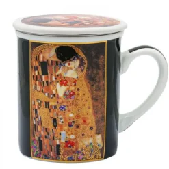 Natura d'Oriente Tazza in porcellana bacio Klimt con filtro