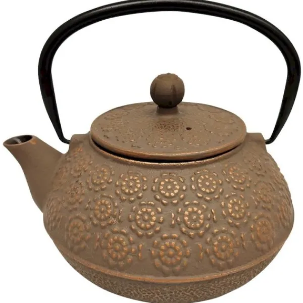 Natura d'Oriente Teiera in Ghisa Fior di Bronzo