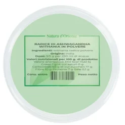 Natura d'Oriente Withania Somnifera Ashwagandha in polvere